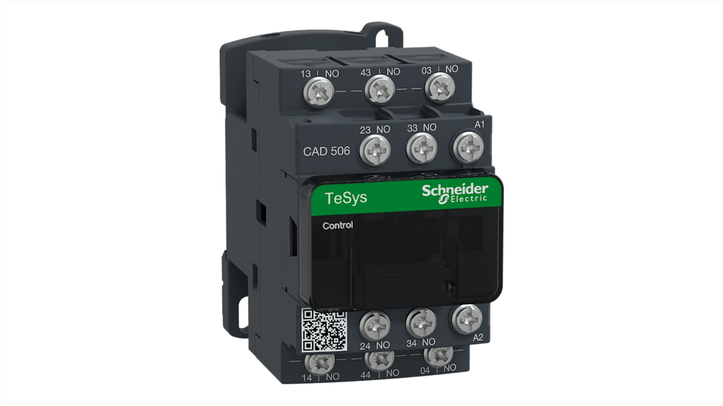 Relé de control Schneider Electric TeSys, 1 NA + 1 NC, 110 V