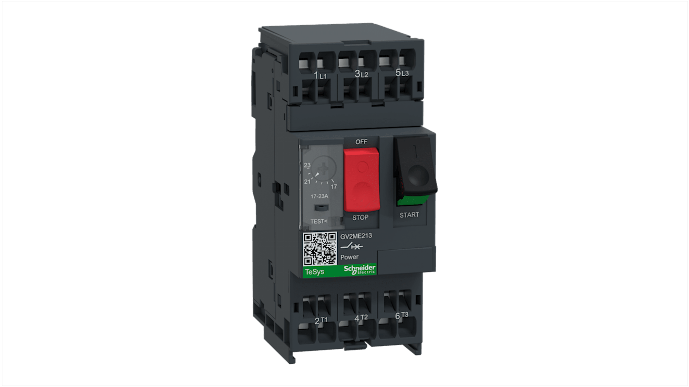 GV2ME213 Schneider Electric 17 → 21 A TeSys Motor Protection Circuit