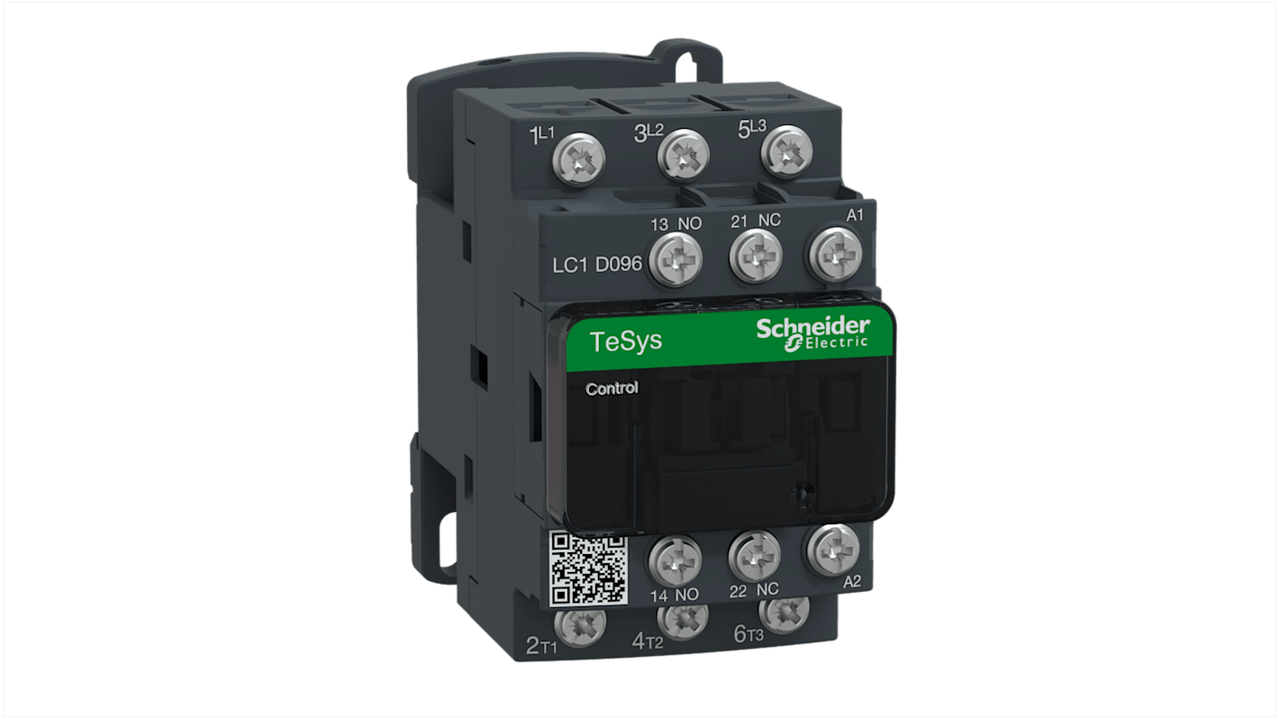 Schneider Electric TeSys D LC1D Leistungsschütz / 380 V Spule, 3 -polig 1 Schließer, 1 Öffner / 9 A, Wechslerkontakt