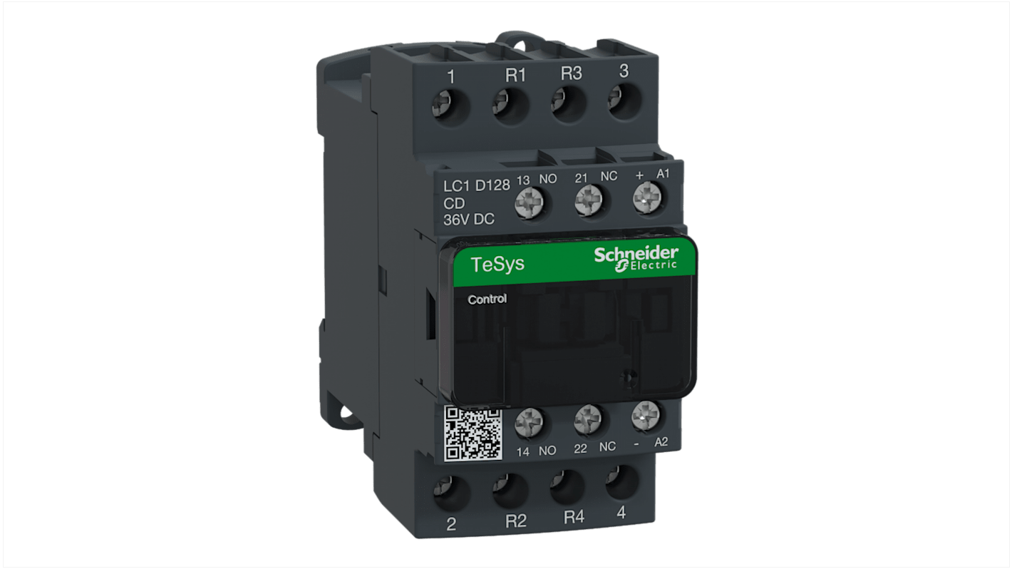 Schneider Electric TeSys D LC1D Leistungsschütz, 2 -polig 1 Schließer, 1 Öffner / 12 A, Wechslerkontakt