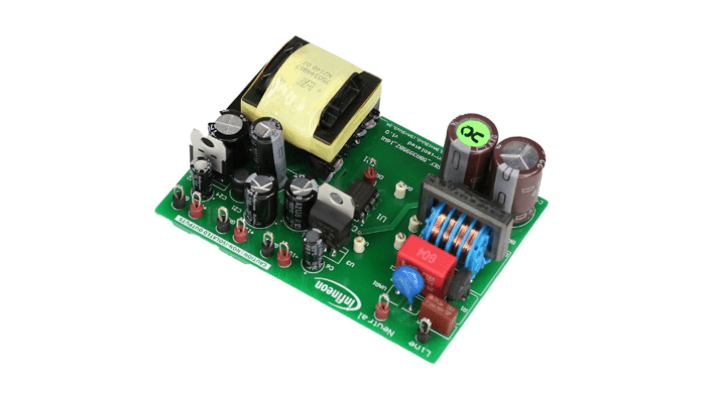 Infineon REF_5BR3995BZ_16W1 Flyback Converter for CoolSET ICE5BR3995BZ for Auxiliary Power Supplies, Industrial drives