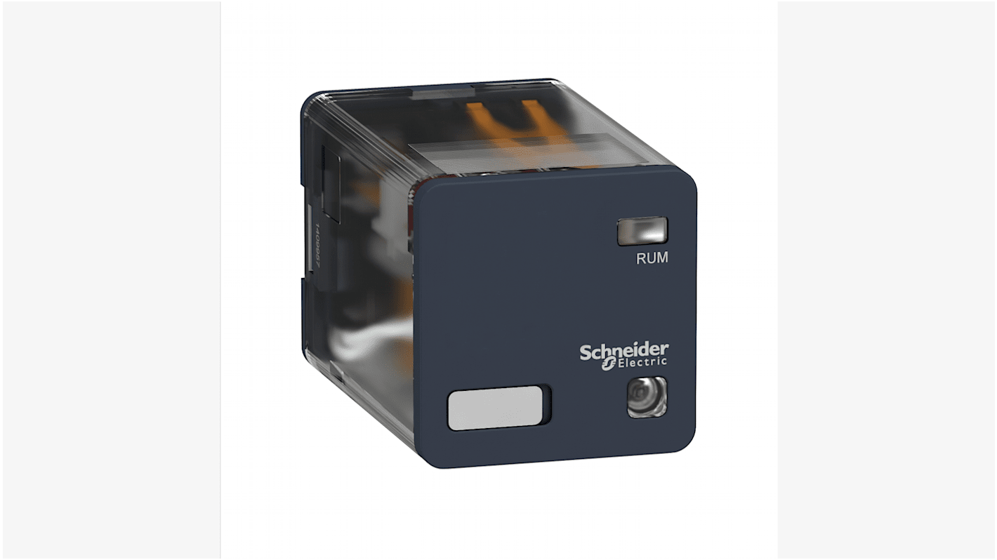 Schneider Electric Harmony Relay RUM Elektromechanisches Interfacerelais, 24V / 24V dc, 3-poliger Wechsler