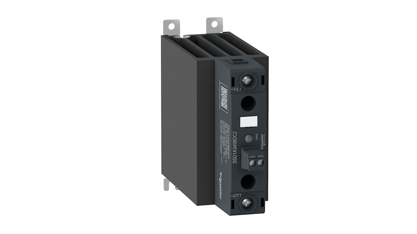 Relè a stato solido SSD1A345M7RC2, Guida DIN, 45 A, 280 V c.a./c.c., Commutazione casuale Harmony Relay