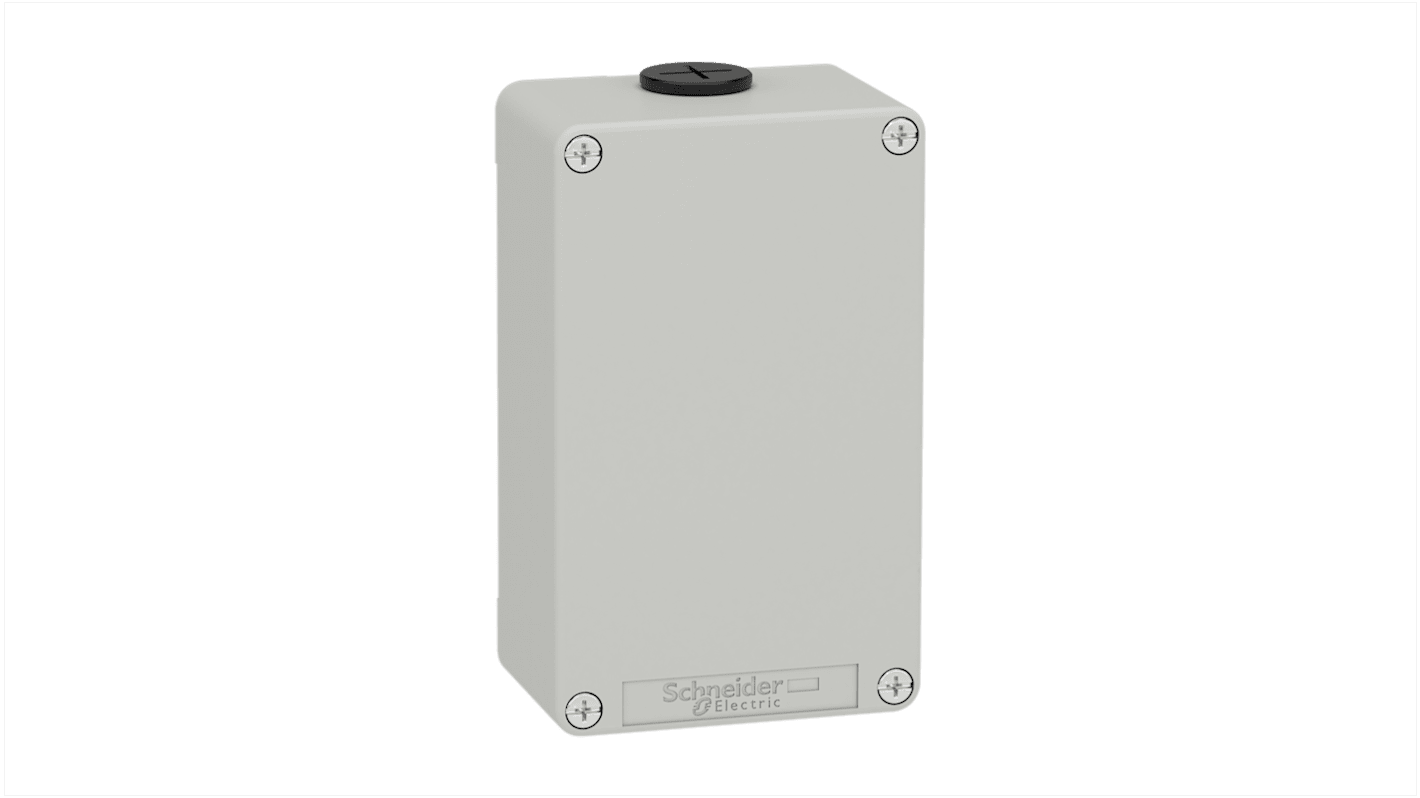 Schneider Electric XAPD Leere Steuerstation, Without Cutout, Grau, Die Cast Zinc