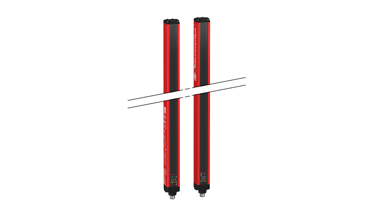 Telemecanique Sensors XUSL4E Series Light Curtain Transmitter-Receiver, 38 Beam(s), 30mm Resolution