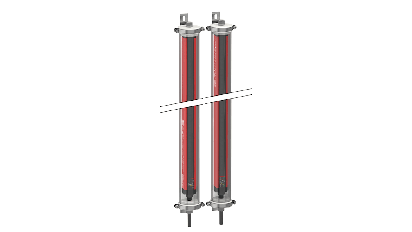 Barrera inmaterial Telemecanique Sensors XUSL4E, Transmisor-receptor, 46 haces, resolución 30mm, seguridad cat. 4