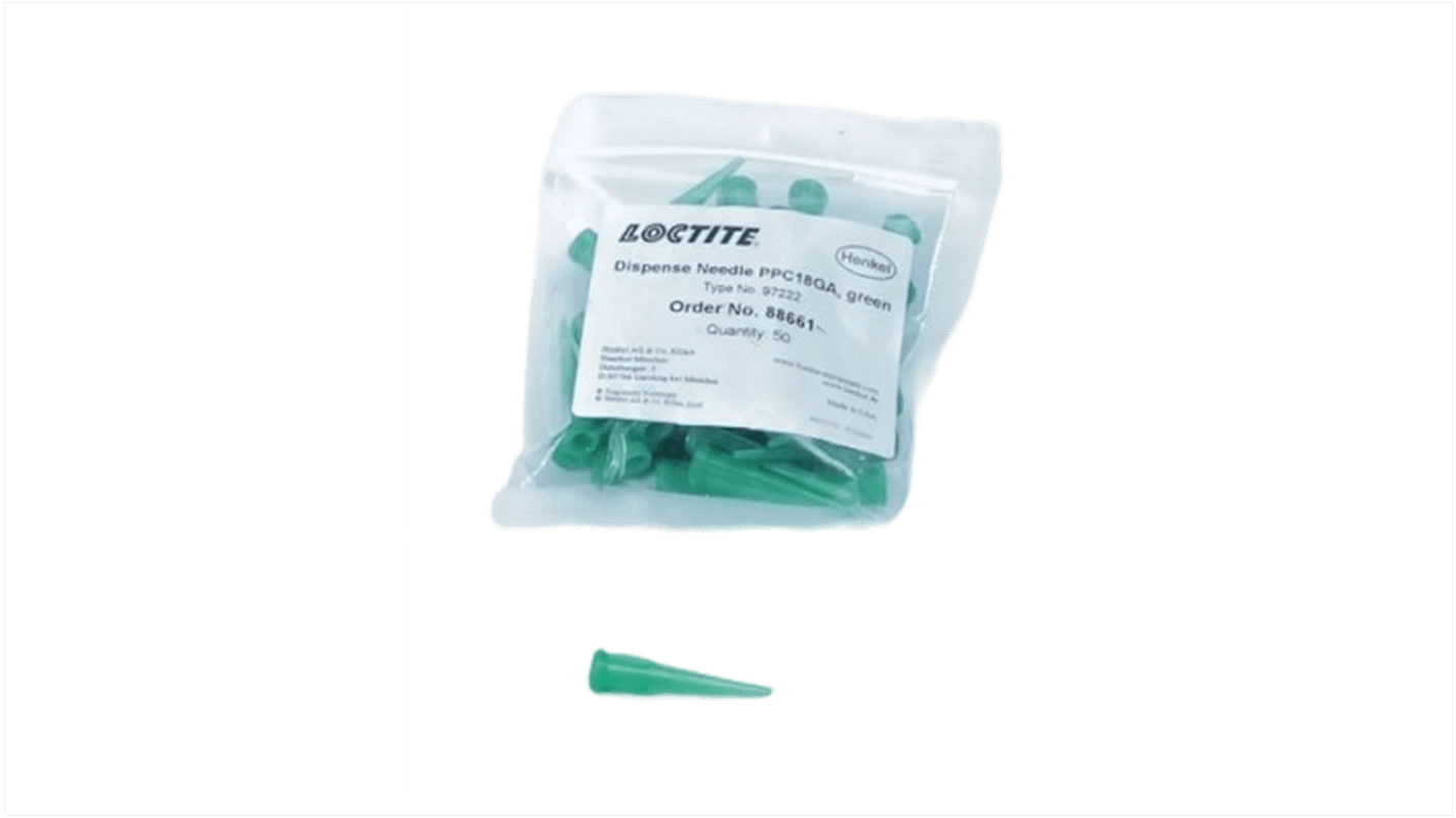 88661 Loctite Green Tapered Dispensing Tip, 18 Gauge RS