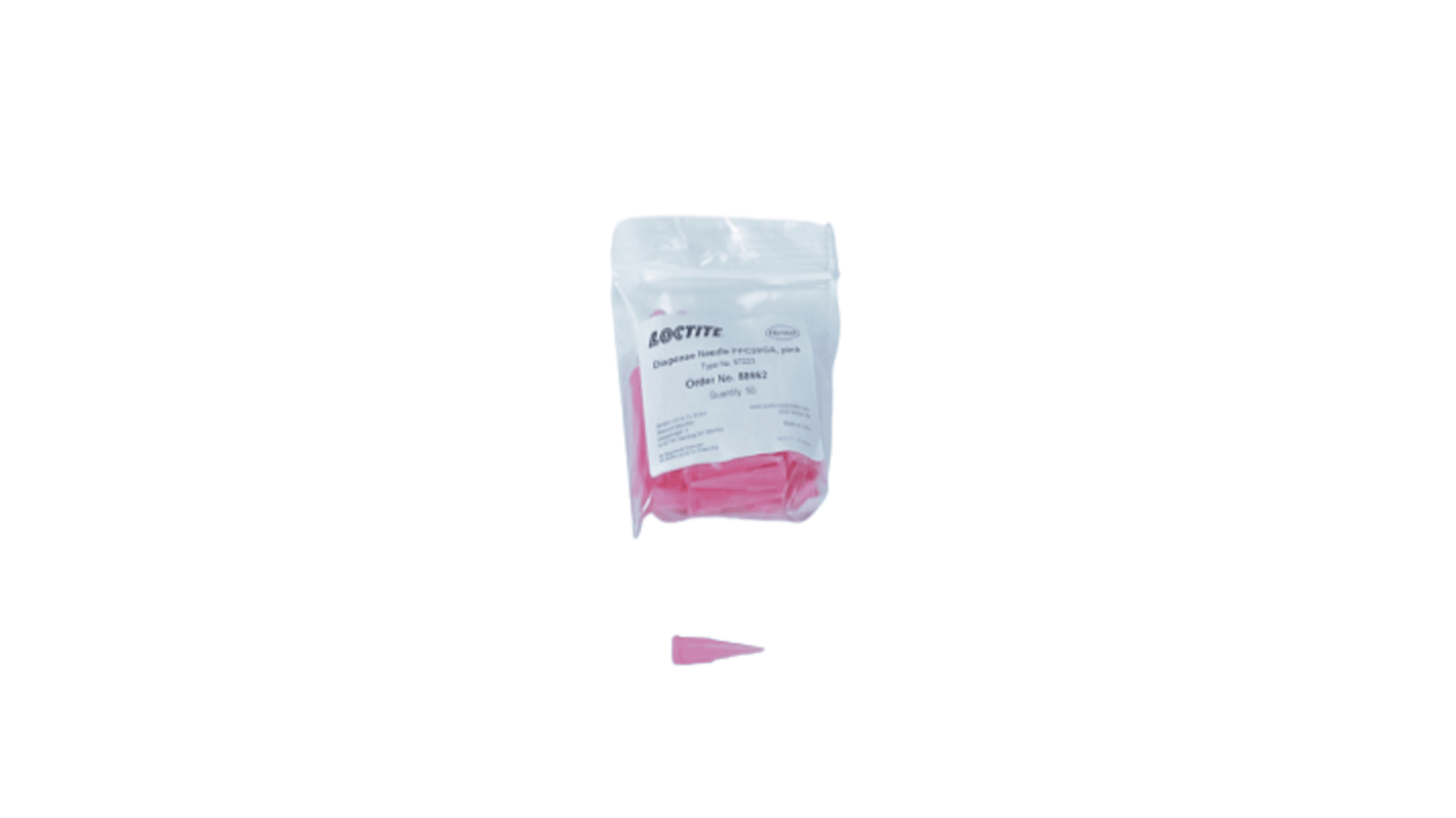 Loctite 97223 Dosierspitze Konisch, Pink, Größe 20, für Spritzen im Luer-Lok-Stil