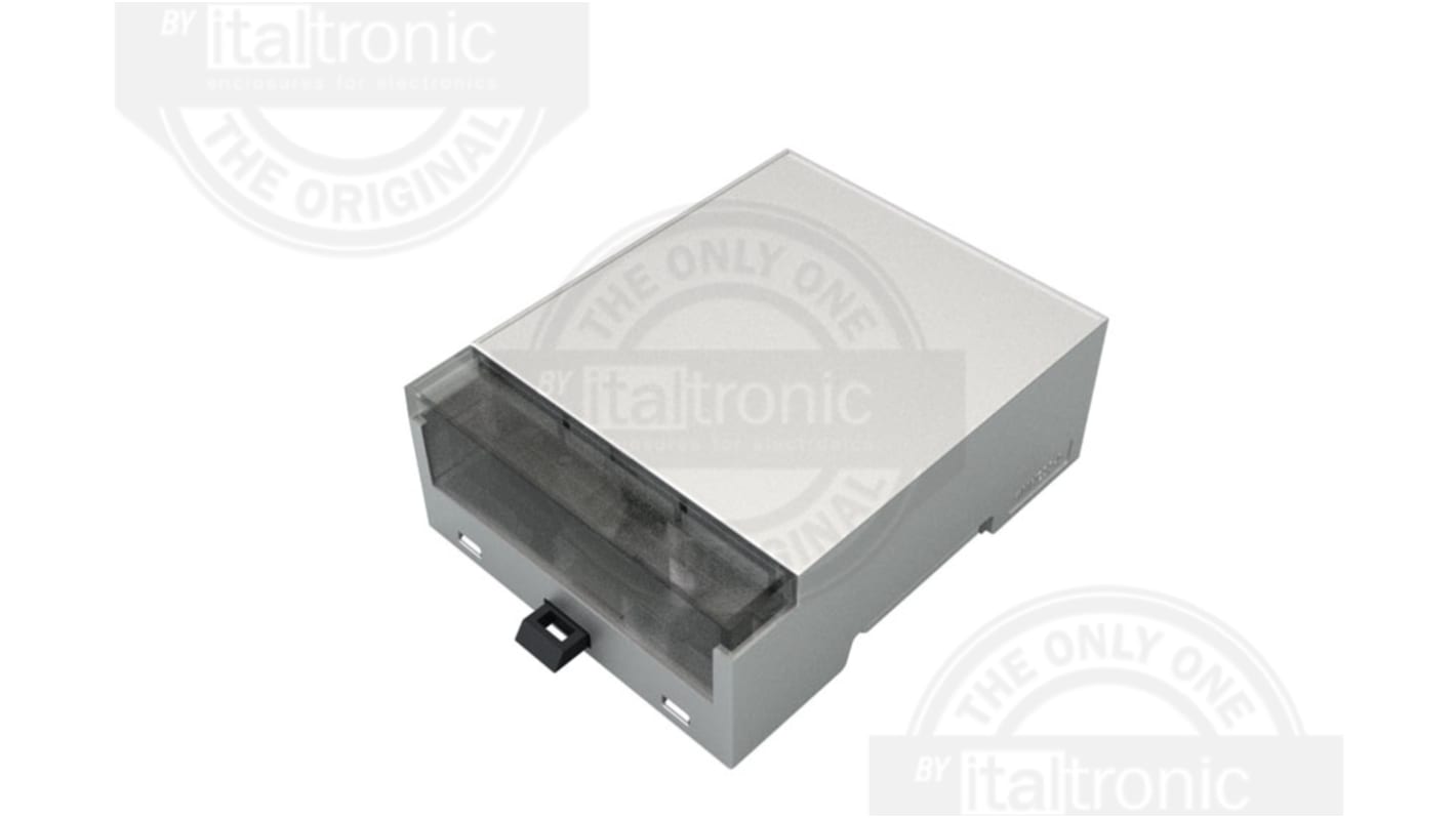 Italtronic Elektronikgehäuse , 71.1 x 90 x 32.2mm, Geh.Mat. ABS, Gehäuse, Grau, feste Oberteil