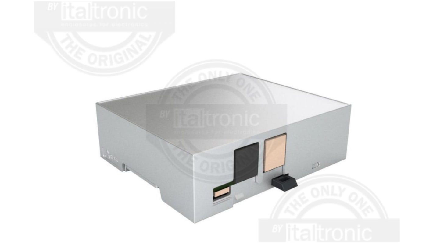 Italtronic Elektronikgehäuse , 106.2 x 90 x 32.2mm, Geh.Mat. ABS, Gehäuse, Grau, feste Oberteil