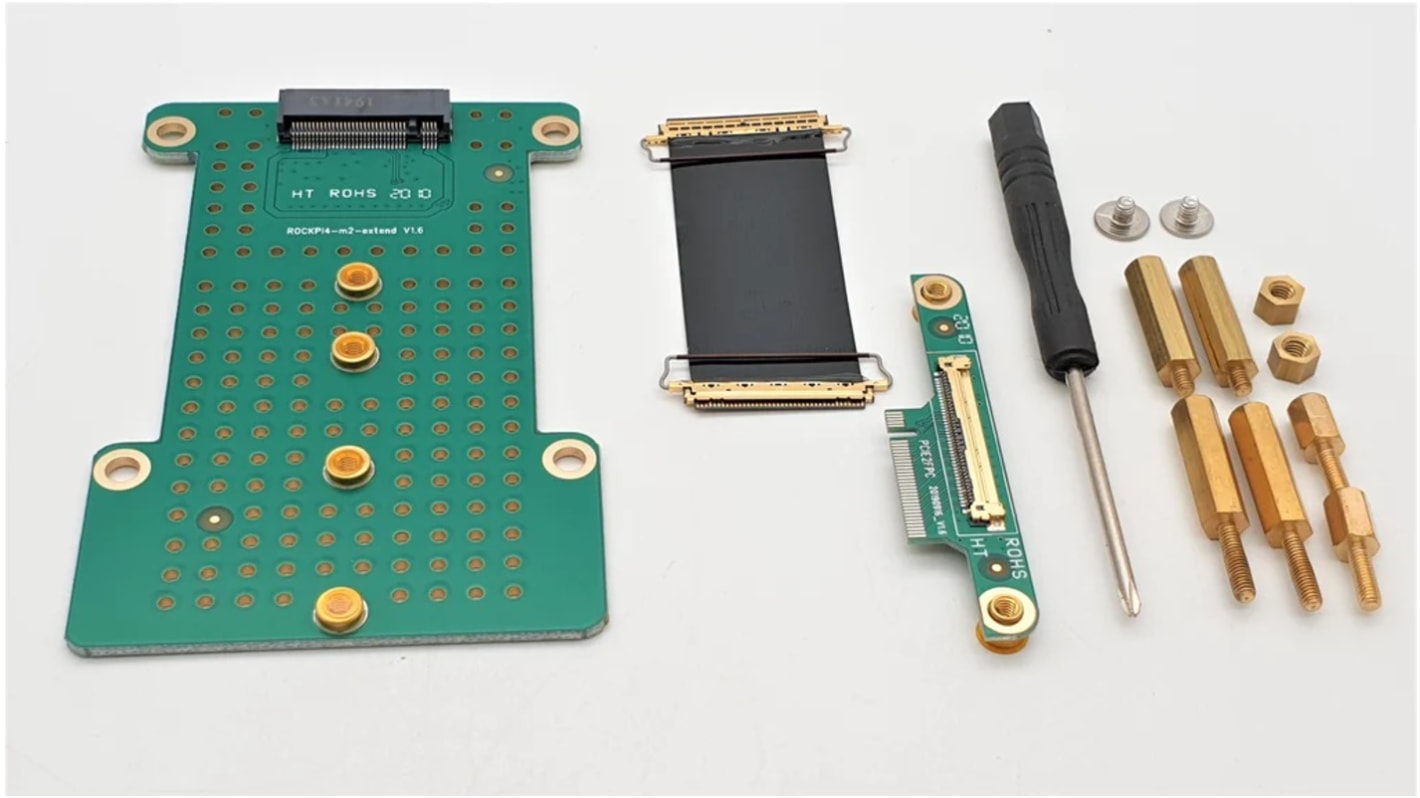 Okdo M.2 Extension Board V1.6 for ROCK 4 Model C+, ROCK 4 Model SE