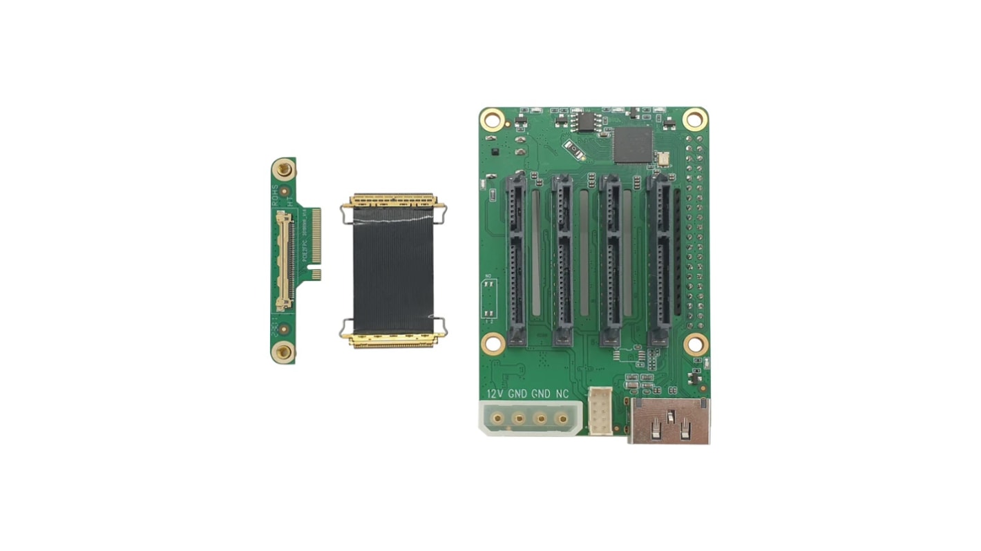 Okdo ROCK SBC – Zusatzplatine Penta SATA HDD/SSD HAT für den Einsatz mit Single-Board-Computer ROCK 4 SE, Schnittstelle