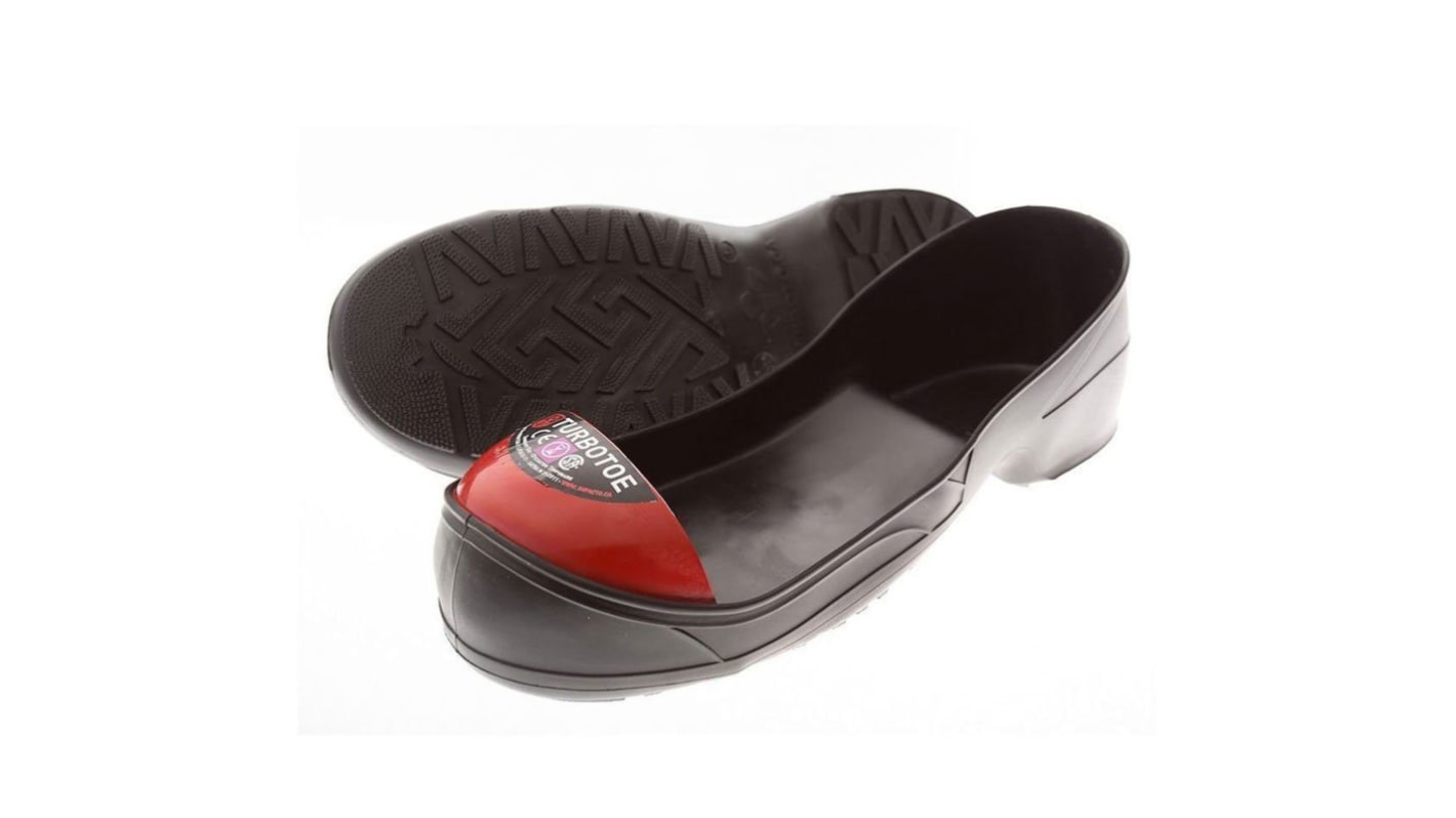 Cubrezapatos antideslizantes de color Rojo Impacto, talla L1Par