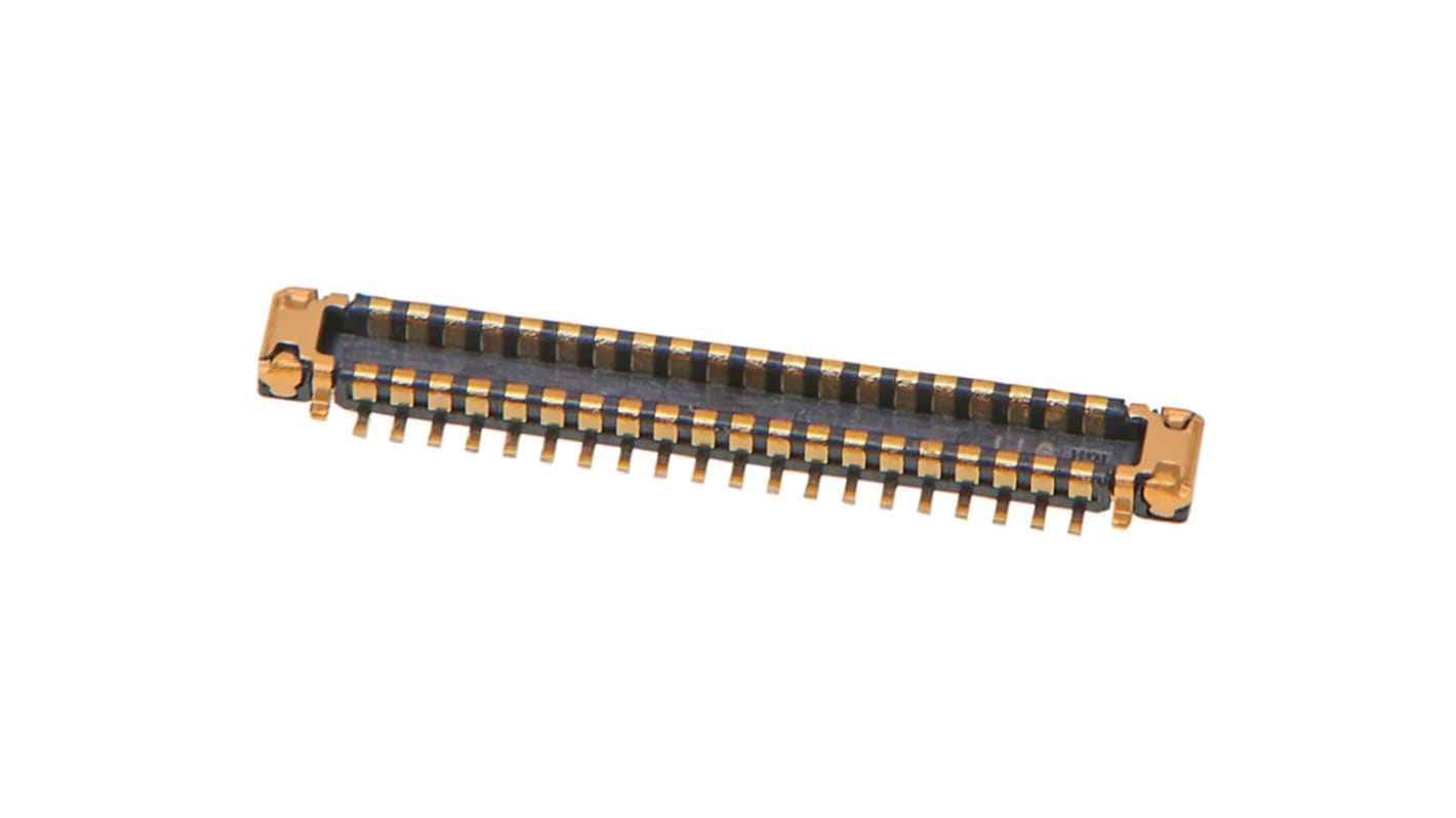 Conector macho para PCB Molex serie SlimStack de 20 vías, 2 filas, paso 0.35mm, Montaje Superficial