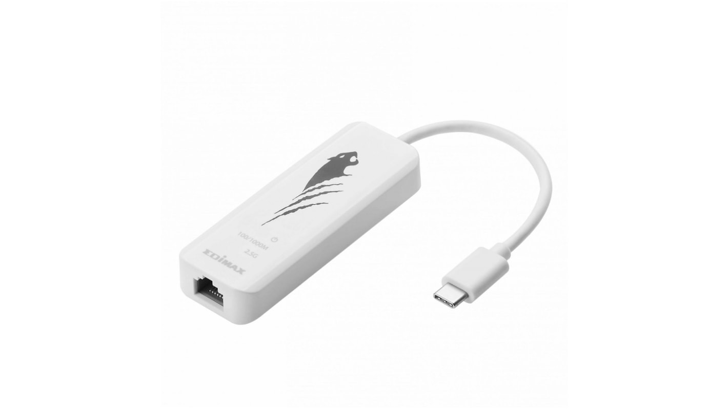 Edimax USB-Ethernet-Adapter Stecker USB 3.1 A USB C B RJ45 Buchse Anschluss 1