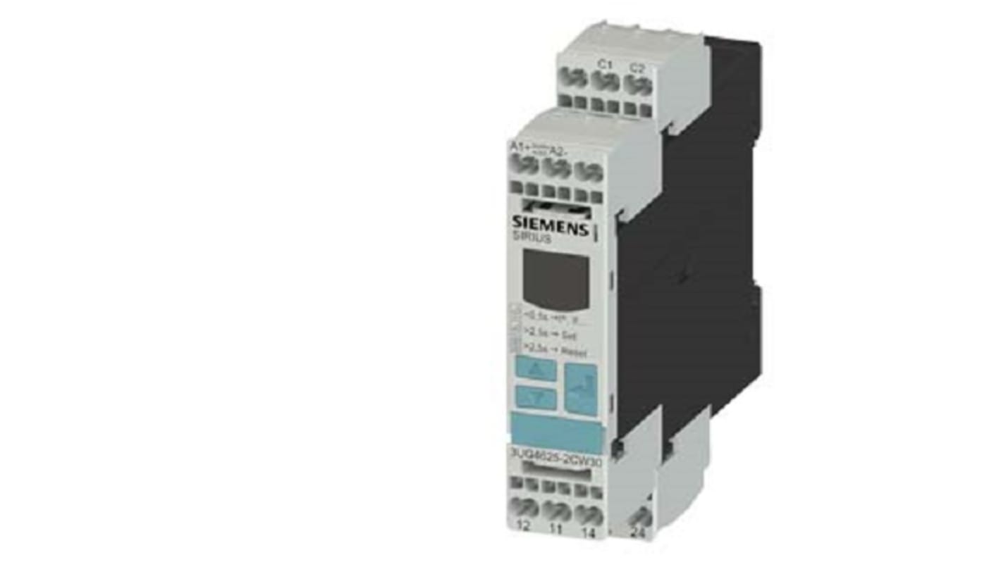 Siemens Current Monitoring Relay, 3 Phase, DPDT