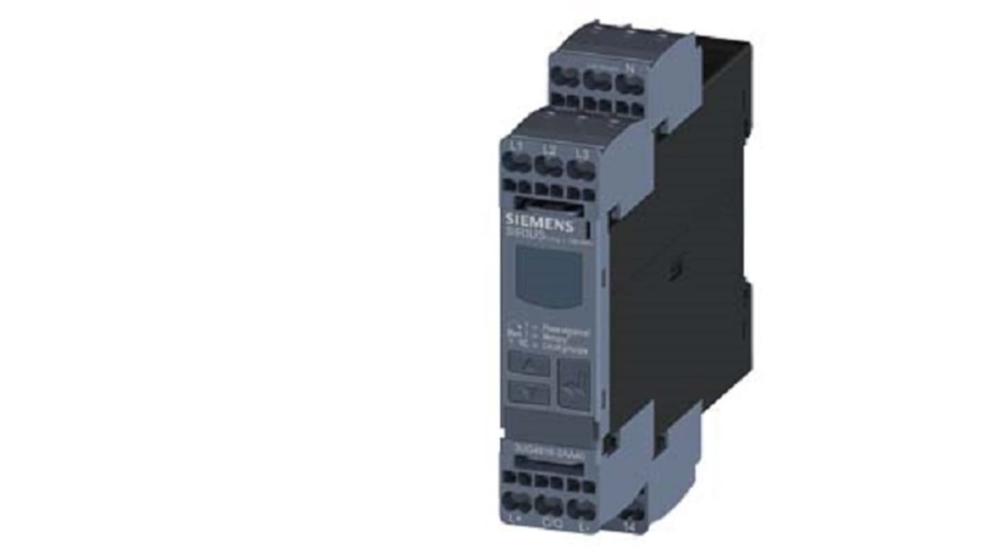 Relè di monitoraggio Fase Siemens 3UG48162AA40, SPDT