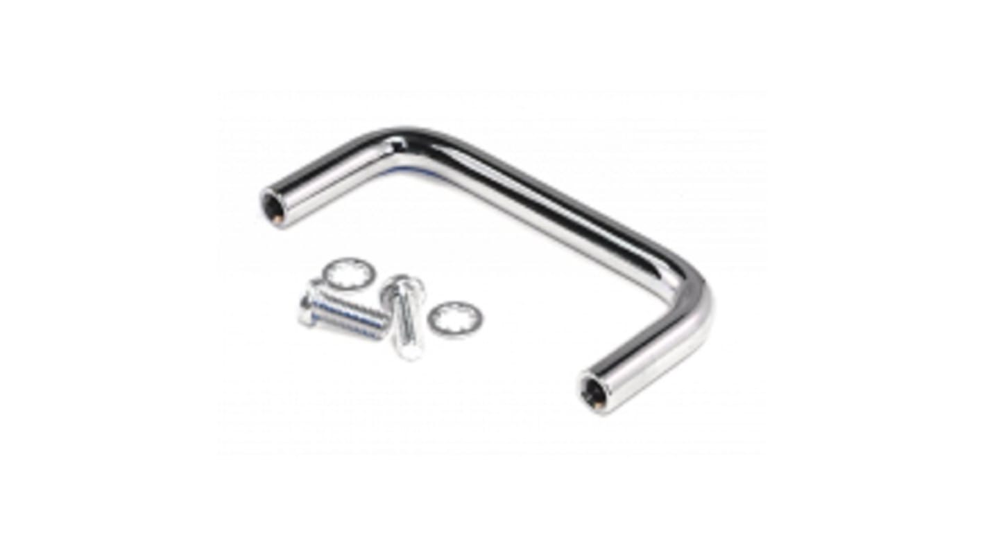 Hammond Chrome Steel Drawer Handle 38 mm Height, 84mm Width, 8mm Length