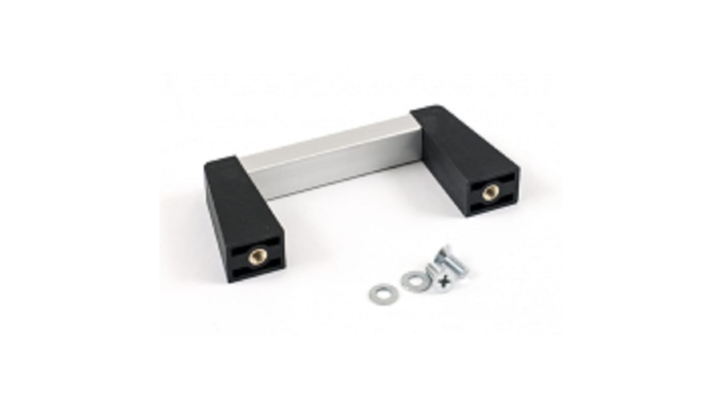 Maniglia per cassetto Hammond, effetto Rivestimento a polvere nera, 96mm x 13 mm x 42mm