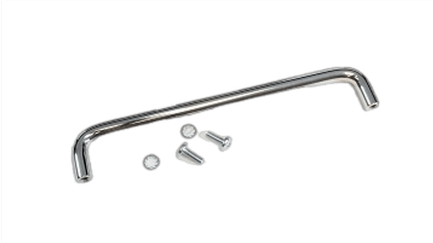 1427L Hammond Chrome Steel Drawer Handle 33 mm Height, 187mm Width