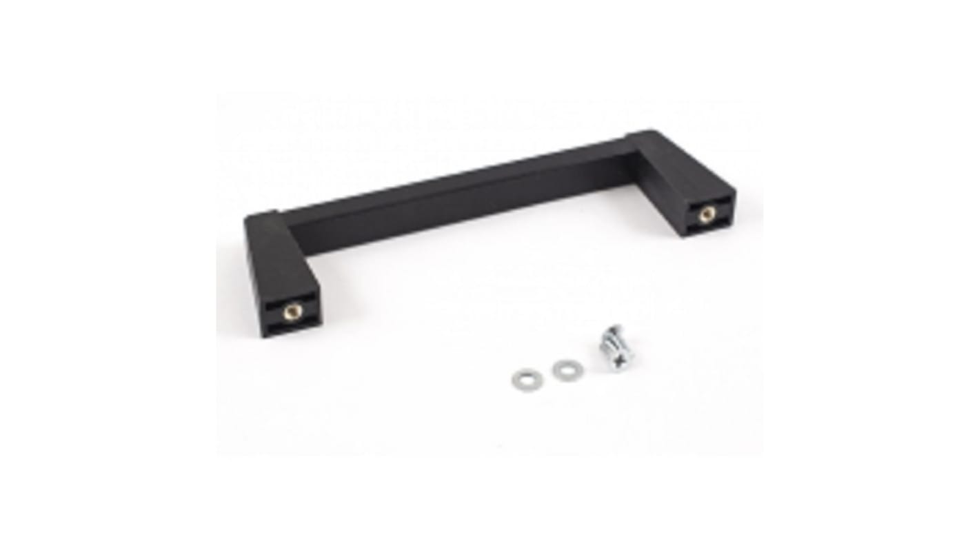 Maniglia per cassetto Hammond, effetto Rivestimento a polvere nera, 154mm x 14 mm x 42mm