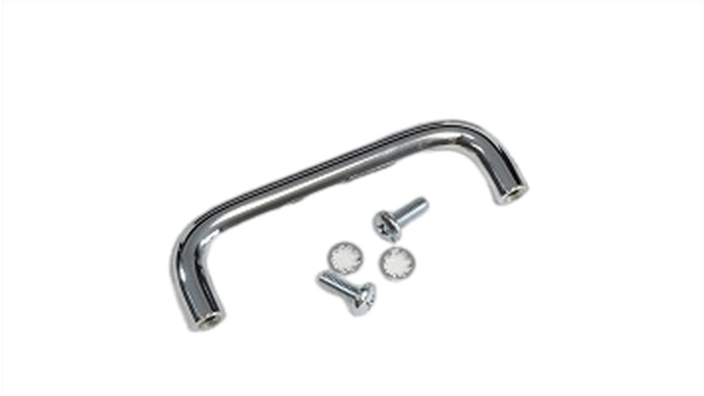 Hammond Chrome Steel Drawer Handle 30 mm Height, 99mm Width, 10mm Length