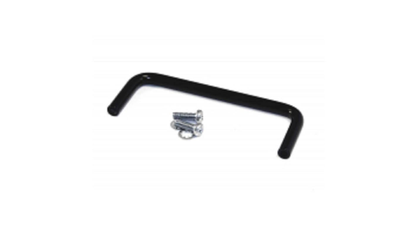 Hammond Black Powder Coating Steel Drawer Handle 38 mm Height, 95mm Width, 6mm Length