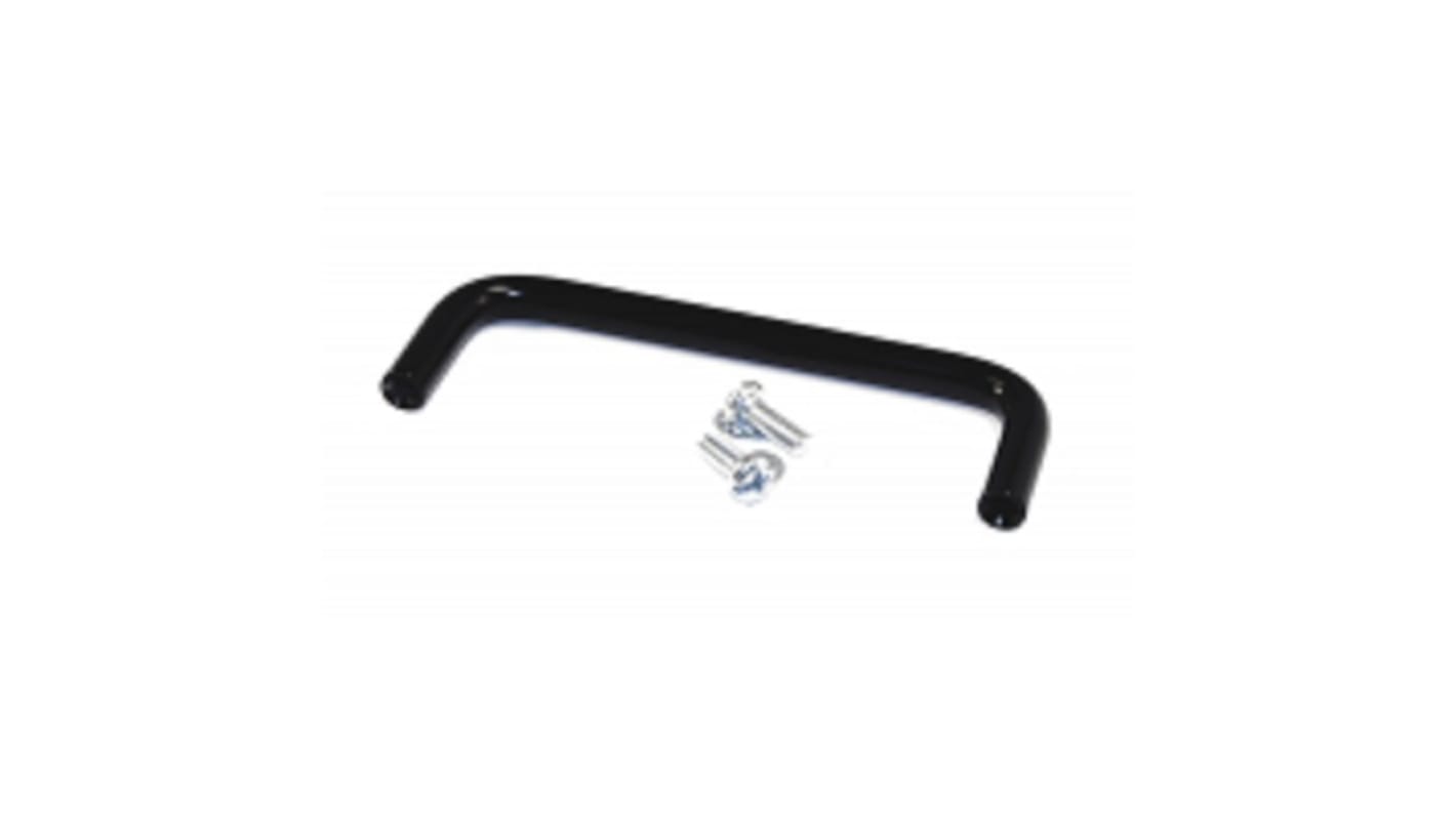 Hammond Black Powder Coating Steel Drawer Handle 38 mm Height, 109mm Width, 8mm Length