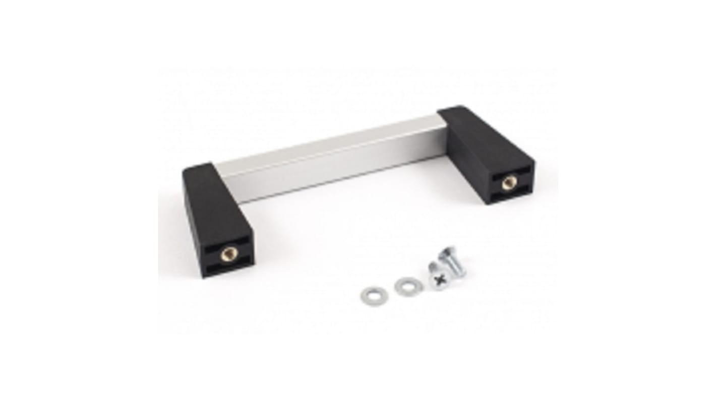 Hammond Black Powder Coating Drawer Handle 14 mm Height, 42mm Width, 121mm Length