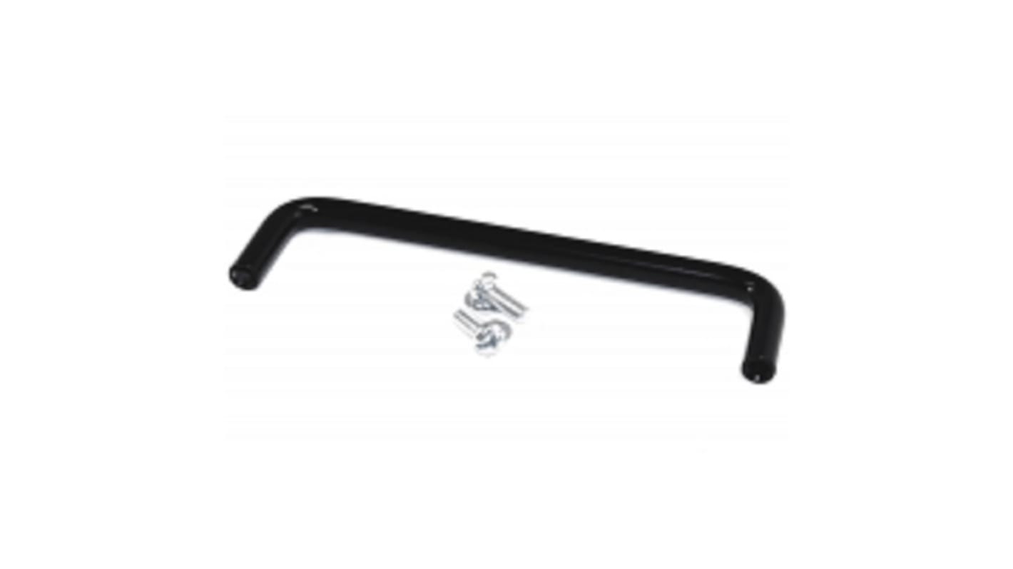 Hammond Black Powder Coating Steel Drawer Handle 38 mm Height, 135mm Width, 8mm Length