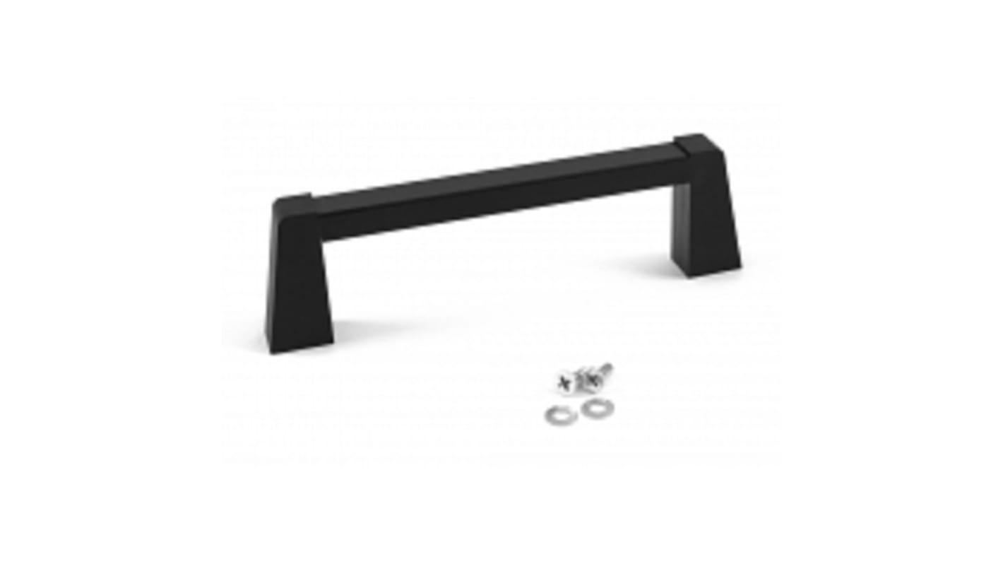 Maniglia per cassetto Hammond, effetto Rivestimento a polvere nera, 146mm x 14 mm x 42mm