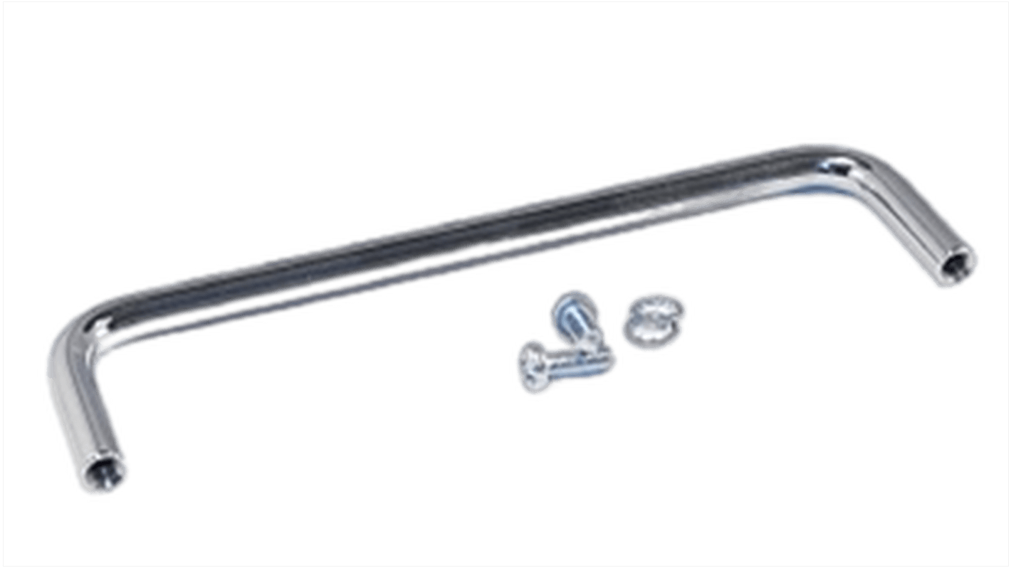 1427W2 Hammond Chrome Steel Drawer Handle 44 mm Height, 159mm Width