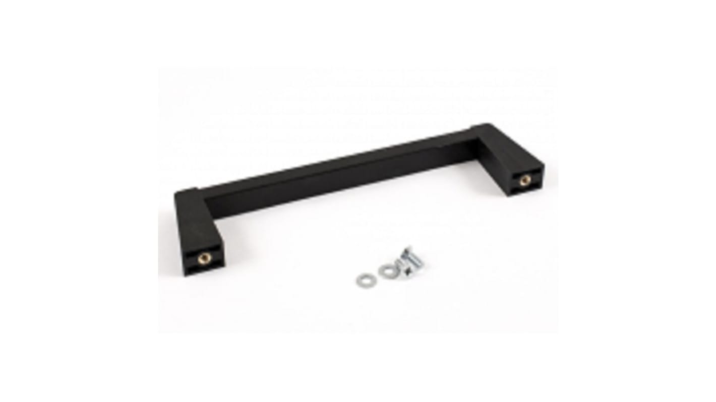 Hammond Black Powder Coating Drawer Handle 14 mm Height, 42mm Width, 172mm Length