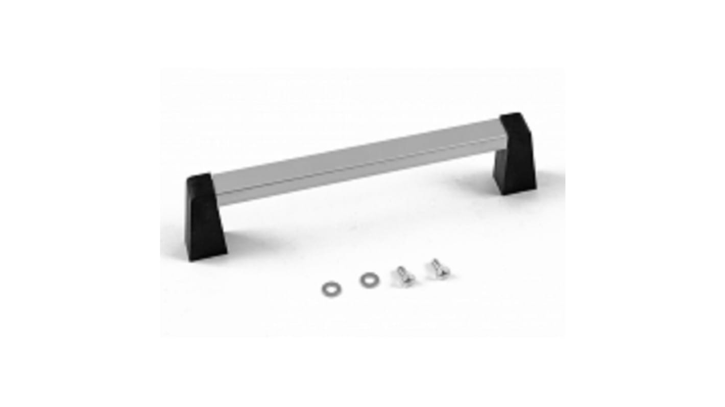 Hammond Black Powder Coating Drawer Handle 14 mm Height, 42mm Width, 172mm Length