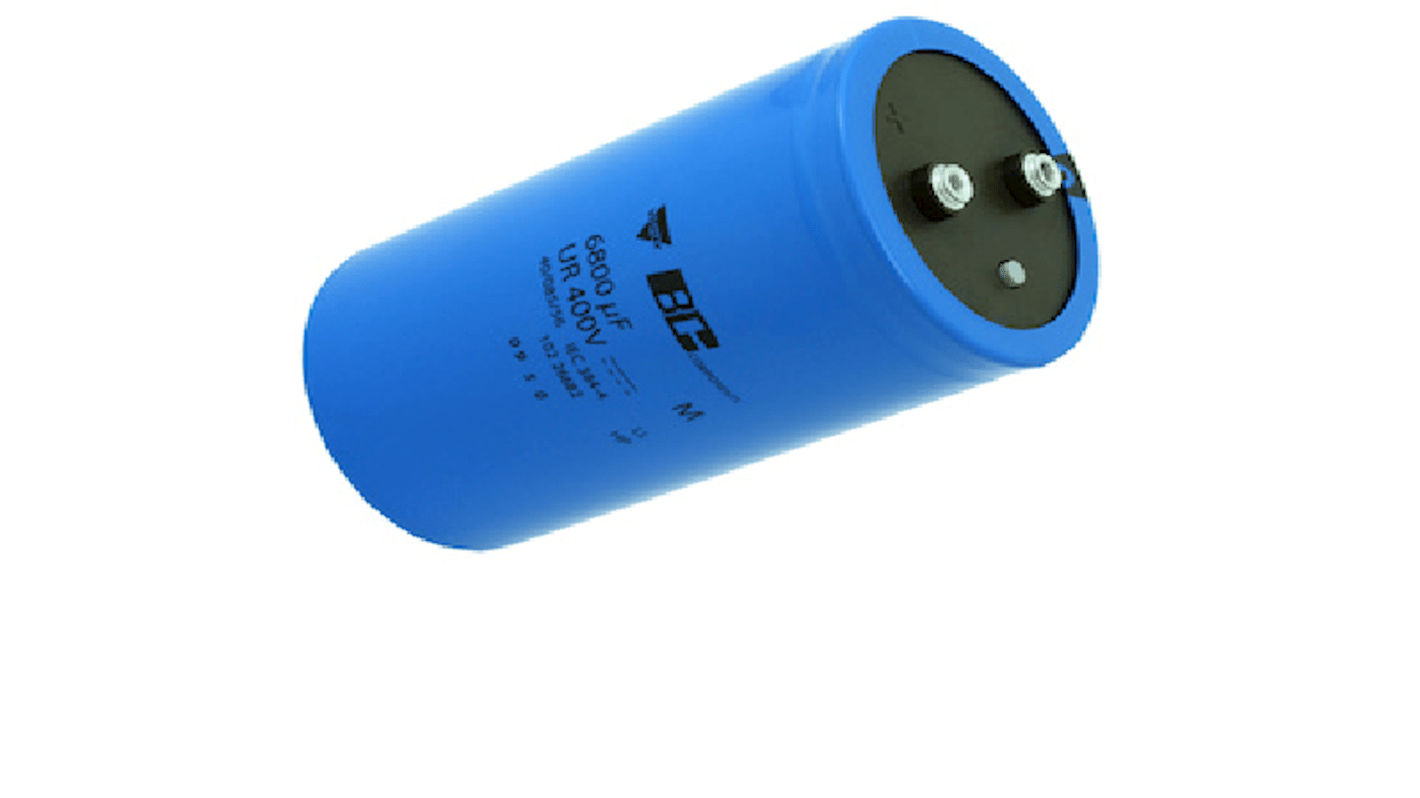 Condensador electrolítico Vishay serie 202 PML-ST, 2200μF, ± 20%, 450V dc, mont. roscado, 65 x 105mm
