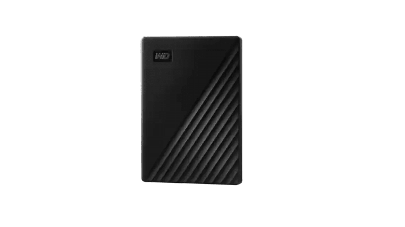 Western Digital My Passport Tragbarer Festplatten-Speicher, 2,5 Zoll Festplattenlaufwerk USB 3.2 Industrieausführung,