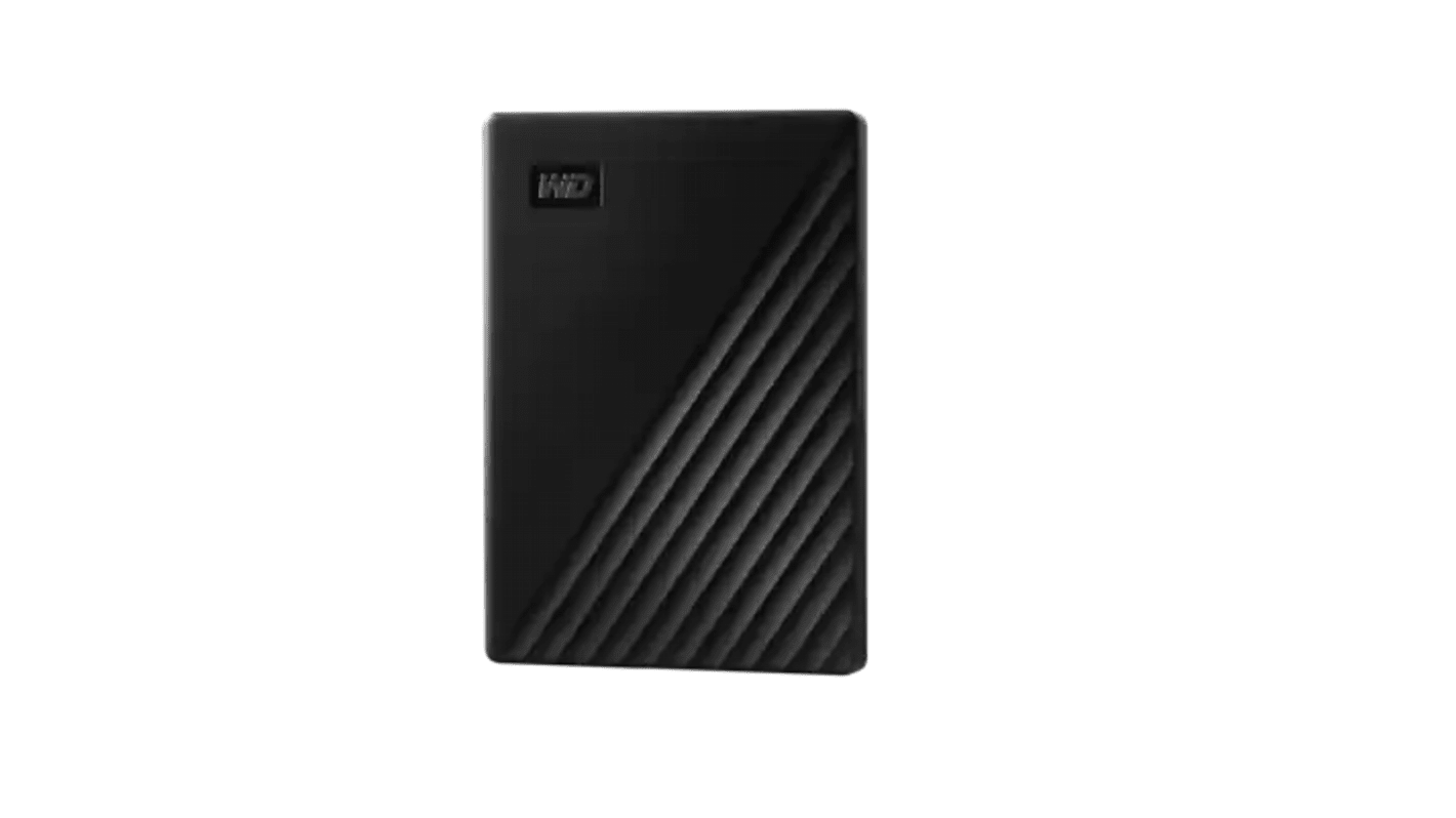 Western Digital My Passport Tragbarer Festplatten-Speicher, 2,5 Zoll Festplattenlaufwerk USB 3.2 Industrieausführung,