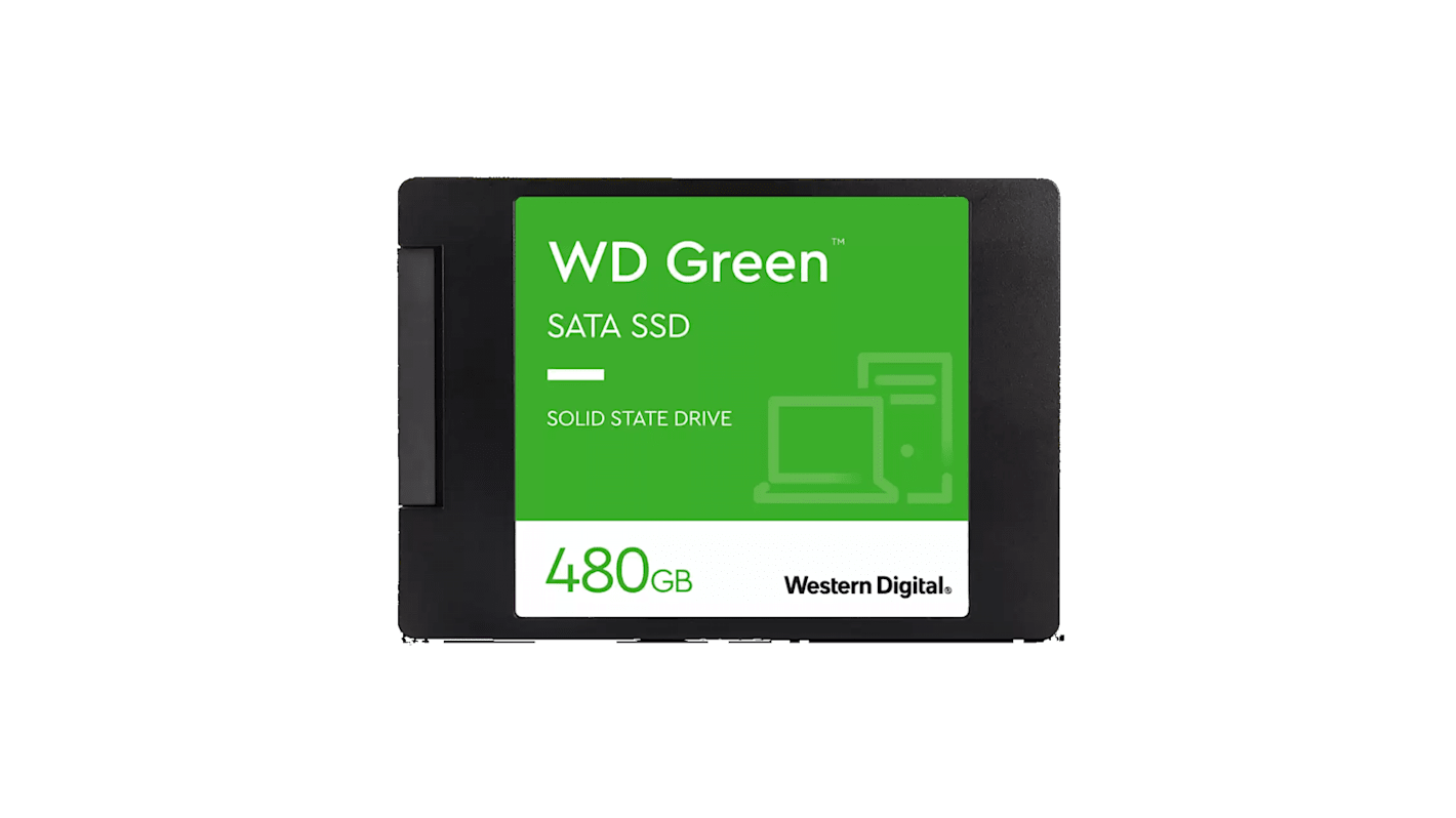 Western Digital WD GREEN SATA SSD, 2,5 Zoll Intern Festplattenlaufwerk SATA III Industrieausführung, SLC, 240 GB, SSD