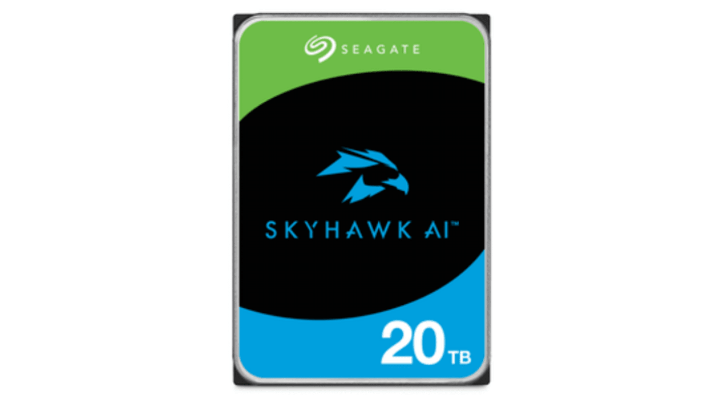 Seagate SKYHAWK AI, Interne Installation Intern Festplattenlaufwerk SATA III, 12 TB, HDD