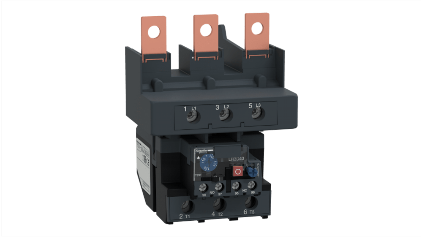 LR3D4369 Schneider Electric Thermal Overload Relay 1 NO + 1 NC, 110 →