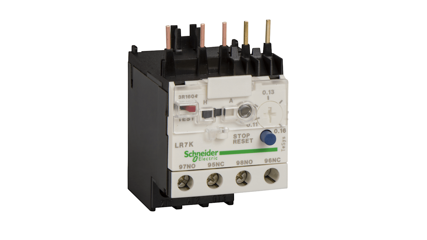 LR7K0312 Schneider Electric Thermal Overload Relay 1 NO + 1 NC, 3.7 →