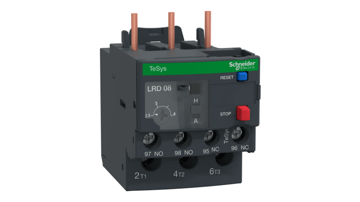 Schneider Electric TeSys Thermisches Überlastrelais 1 Schließer, 1 Öffner / 5 A