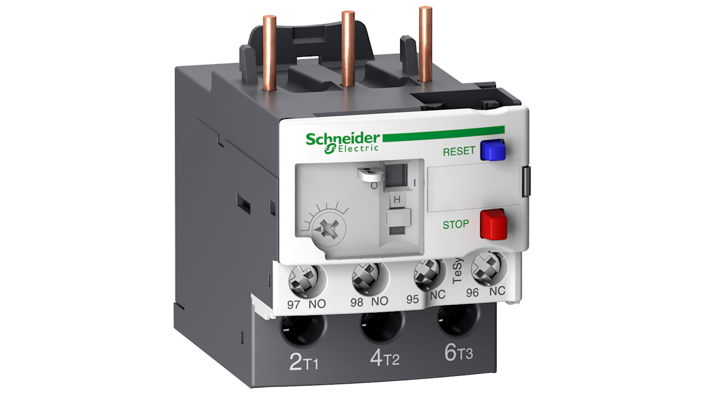 Relé de sobrecarga térmica Schneider Electric TeSys, 1 NA + 1 NC, 2,4 4→ A