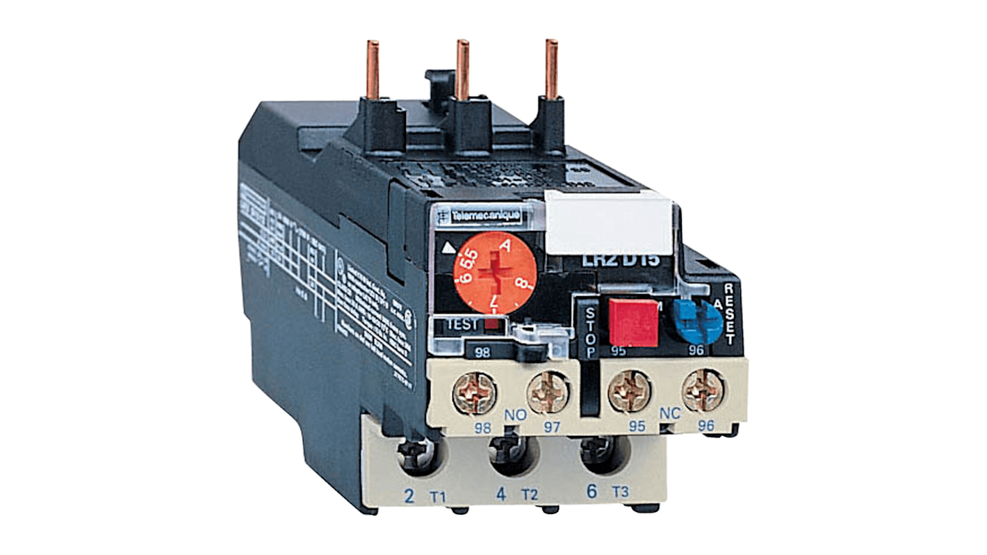 LRD1512 Schneider Electric Thermal Overload Relay 1 NO + 1 NC, 5 → 8