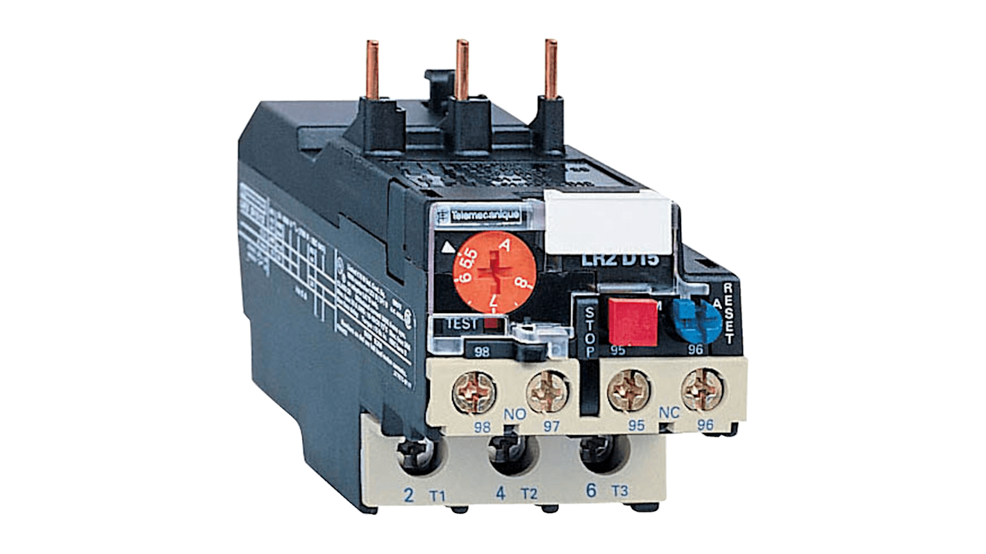 Relé de sobrecarga térmica Schneider Electric TeSys, 1 NA + 1 NC, 12 →18 A