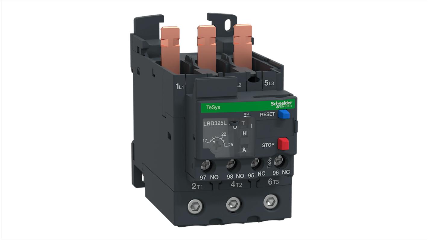 Relais de surcharge thermique Schneider Electric, 1 NO + 1 NF, 5 A