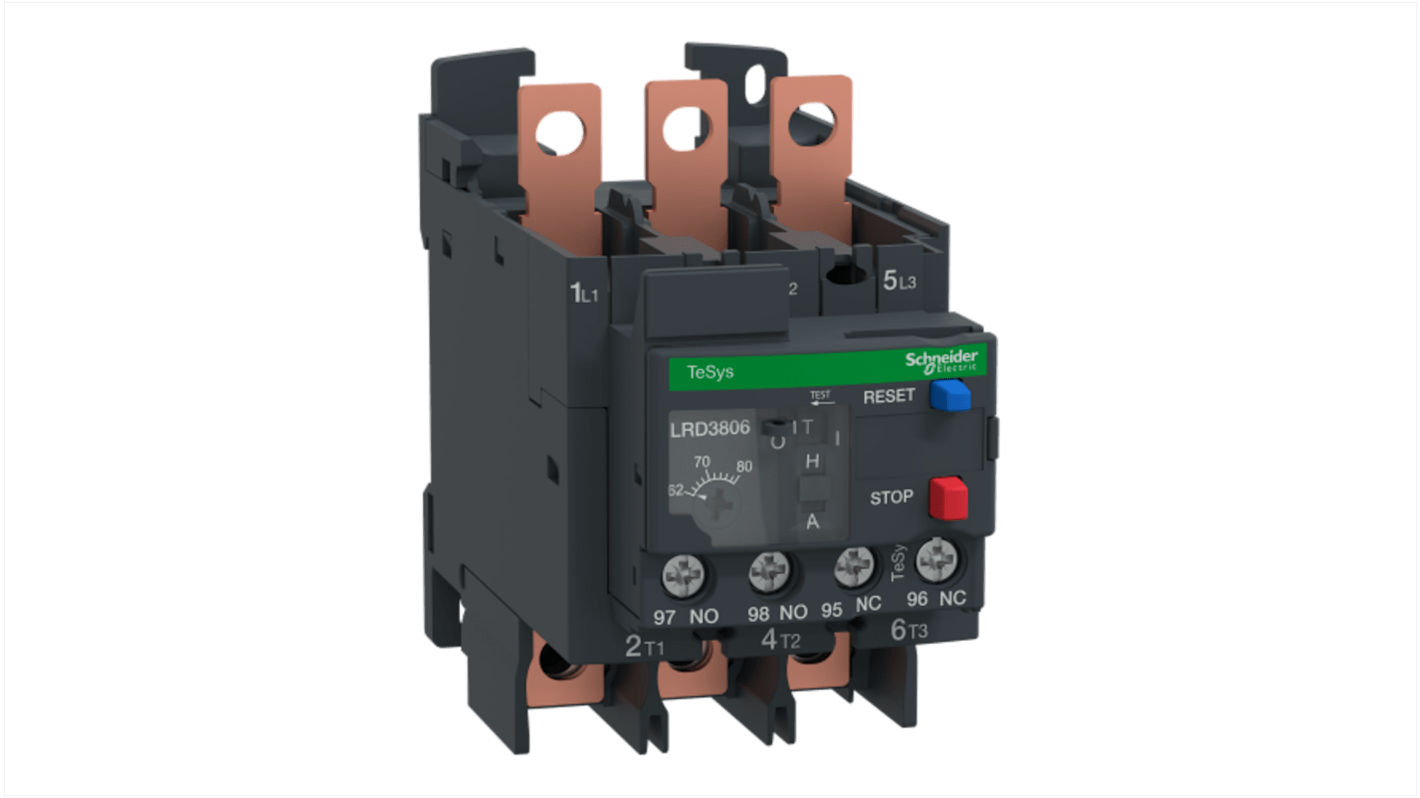 Relais de surcharge thermique Schneider Electric, 1 NO + 1 NF