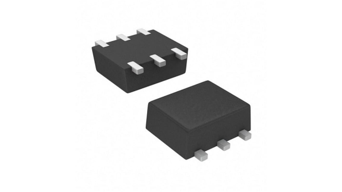 N-Channel MOSFET, 305 mA, 60 V SOT-563F Vishay SI1026X-T1-GE3