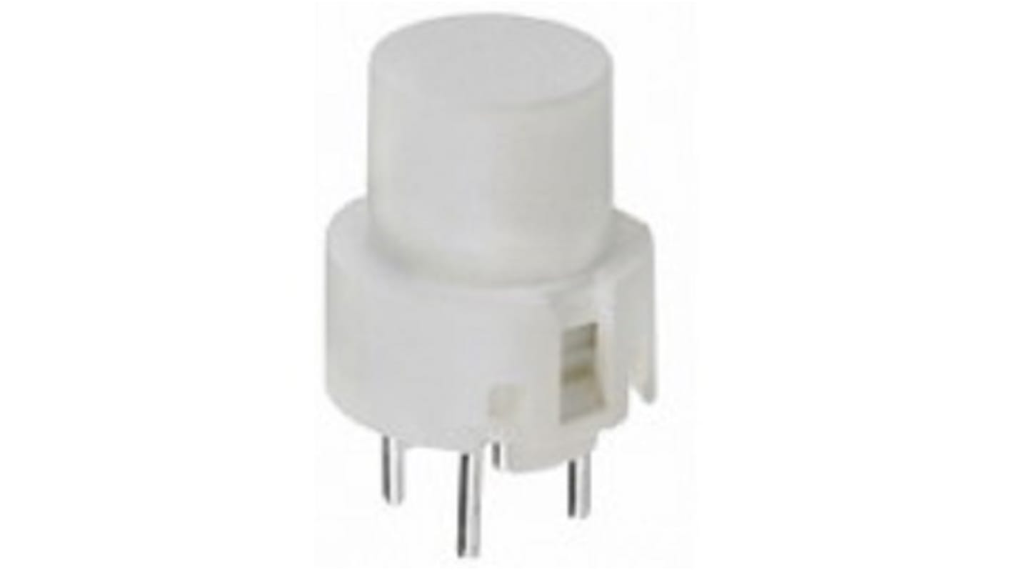 Interruptor de Botón Pulsador C & K D6R, SPST, SPST-NA, 32V, PCB, IP40