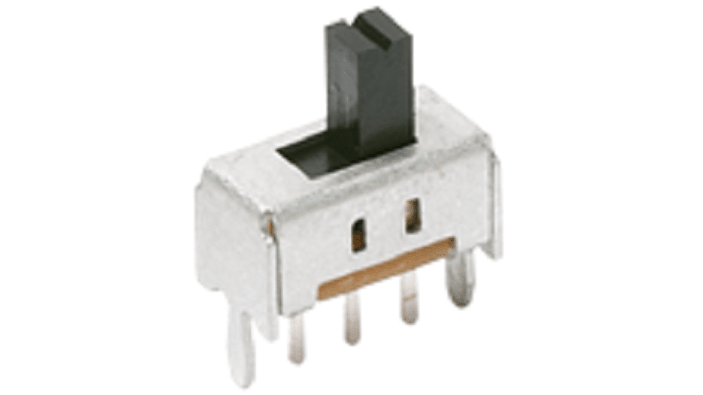 C & K Schiebeschalter (Ein)-Ein-(Ein) PCB, Tafelmontage 100 mA